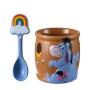 Disney Store Giappone Eeyore Tazza Cucchiaio Ceppo Winnie the Pooh Tazza in...