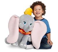 Disney Store Grande peluche Dumbo, 58 cm, personaggio iconico in posizione seduta con dettagli ricamati e orecchie 3D, adatto a tutte le età