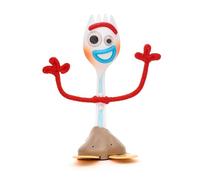 Disney Store Official Action figure interattiva parlante di Forky, Toy Story, 18 cm, giocattolo con repertorio di oltre 15 frasi in inglese, interagisce con altri personaggi, dai 3 anni in su
