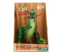 Disney Store Official Action figure interattiva parlante di Rex, Toy Story, 34 cm, T-rex giocattolo con repertorio di circa 15 frasi in inglese, interagisce con altri personaggi, dai 3 anni in su