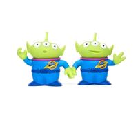 Disney Store Official Action figure interattive parlanti di Alieni, Toy Story, 16 cm, 2 Alieni con un repertorio di oltre 15 frasi in inglese, interagiscono con altri personaggi, dai 3 anni in su