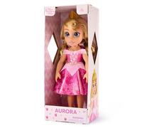 Disney Store Official Bambola Aurora con Spazzola Giocattolo per Capelli, La Bella Addormentata nel Bosco, 40,5 cm, Collezione Once Upon a Story, 3+