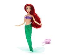 Disney Store Official Bambola classica Ariel, La Sirenetta, 29 cm, bambola snodabile con coda da sirena e top di conchiglie; spazzola giocattolo inclusa. Prodotto adatto a bimbi dai 3 anni in su
