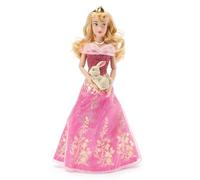 Disney Store Official Bambola Classica Aurora, La Bella Addormentata, 30 cm | Bambola snodabile di Aurora con scintillante abito rosa, capelli biondi e un personaggio a sorpresa. Età 3+