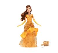 Disney Store Official Bambola Classica Belle, La Bella e la Bestia, 29 cm, bambolanodabile con Uno splendido Vestito Giallo; Spazzola Giocattolo Inclusa. Prodotto Adatto per Bambini dai 3 Anni in su