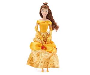 Disney Store Official Bambola Classica Belle, La Bella e la Bestia, 30 cm | Bambola snodabile di Belle con abito da ballo in raso e un personaggio a sorpresa, ideale per inventare storie. Età 3+.