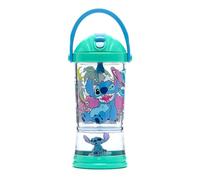 Disney Store Official Bicchiere cannuccia e palla di neve Stitch, 310 ml
