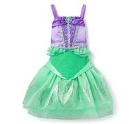 Disney Store Official, Costume Bimbi Ariel, La Sirenetta, Abito Viola e Verde da Principessa per Feste, Giochi di Ruolo e Halloween, 4 Anni