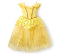 Disney Store Official, Costume Bimbi Belle, La Bella e la Bestia, Abito Giallo da Principessa per Feste, Giochi di Ruolo e Halloween, 5-6 Anni