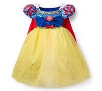 Disney Store Official, Costume Bimbi Biancaneve, Abito Blu e Giallo da Principessa con Mantello Rosso per Feste in Maschera, Giochi di Ruolo e Halloween, 7-8 Anni