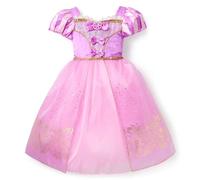 Disney Store Official, Costume Bimbi Rapunzel, Rapunzel - L'Intreccio della Torre, Abito Viola da Principessa per Feste, Giochi di Ruolo e Halloween, 7-8 Anni