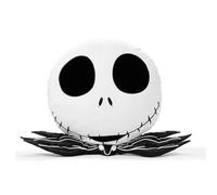Disney Store Official Cuscino Jack Skeletron, Nightmare Before Christmas, 52 cm, buffo cuscino raffigurante la faccia dell'eroe della Città di Halloween