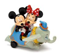 Disney Store Official giocattolo a retrocarica Topolino e Minnie, 8 x 13 cm, con Dumbo, adatto dai 3 anni in su