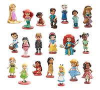Disney Store Official Mega set da gioco personaggi Collezione Disney Animators, Snow White, Cinderella, Aurora, Tinker Bell, Ariel, Belle, Jasmine, Mulan, Lilo, Tiana, Rapunzel, Vaiana, Anna, Elsa
