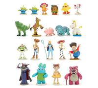 Disney Store Official Mega Set da Gioco Toy Story, 20 Personaggi Giocattolo tra Cui Woody, Buzz Lightyear, Jessie, Rex e Hamm, Personaggi modellati a Tutto Tondo, 3+