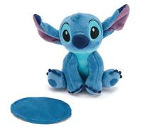 Disney Store Official peluche da spalla Stitch, Lilo e Stitch, 13 cm, peluche alieno blu con piastra magnetica, 3+