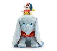 Disney Store Official Peluche Dumbo 85° anniversario, 50 cm, Disney Vault | Dumbo grande con Timoteo, dettagli ispirati al circo e stile Disney Vault celebrativo: ideale da collezionare o da regalare