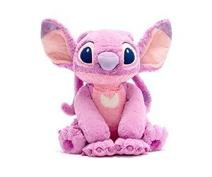 Disney Store Official Peluche Grande Angel, Lilo e Stitch, 55 cm, Personaggio in Peluche Tutto da abbracciare, Extraterrestre Rosa con Dettagli Ricamati e Finitura Morbida