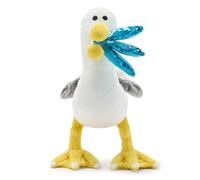 Disney Store Official Peluche Medio Gabbiano alla Ricerca di Nemo, Peluche a Forma di Gabbiano con pesciolino, 18 cm