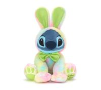Disney Store Official Peluche Pasquale Stitch, Lilo e Stitch, 45 cm, Alieno Peluche in Costume da Coniglio Pasquale, Finitura Tie-Dye e Papillon, Data Disney 2025", Qualsiasi età, da 0 Anni in su
