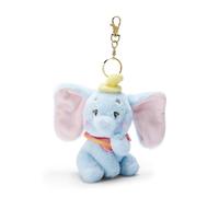 Disney Store Official peluche portachiavi Dumbo, 11 cm, grazioso elefantino peluche con portachiavi rimovibile, 1+