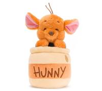 Disney Store Official Peluche Roo, 19 cm, Morbido Peluche di Canguro in Un vasetto di Miele Rimovibile, Adatto a Neonati, 0+