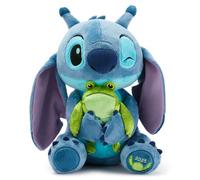 Disney Store Official Peluche Stitch e Rana Giorno 626, 33cm: tenero peluche alieno, con l'anno 2025 sul piede, adatto fin dalla nascita