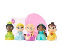 Disney Store Official Set da gioco bagno Principesse, 5 pz., Belle, Cenerentola, Jasmine, Rapunzel e Tiana, secchiello con coperchio forato, set per vasca o piscina gonfiabile, dai 6 mesi in su