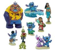 Disney Store Official Set da Gioco con Figurine Lilo & Stitch, 8 Personaggi modellati a Tutto Tondo, tra Cui Lilo, Stitch, Angel, Nani, Scrump, Pleakley e Jumba Jookiba
