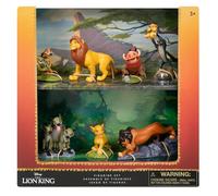 Disney Store Official Set di Personaggi Re Leone, 7 Personaggi tra Cui Simba, Timon, Pumbaa, Rafiki, Scar e Le Iene, 3+