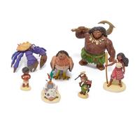 Disney Store Official Set di statuette Vaiana, personaggi da 11 cm | Set da gioco con statuette di Vaiana, con i personaggi di Vaiana, Maui, Simea, Pua e Heihei per inventare fantastiche storie