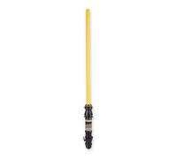 Disney Store Official Spada Laser Giocattolo di Rey con Lama Gialla Luminosa, Effetti sonori con sensore di Movimento ed Effetti da duello, Oggetto da Collezione per Gioco di Ruolo Star Wars, 87,5 cm