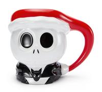 Disney Store Official tazza Jack Skeletron, Nightmare Before Christmas, 410 ml, in gres, adatto all'uso in microonde e lavastoviglie