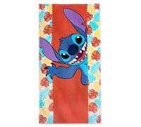 Disney Store Official telo mare Stitch, telo mare in cotone per bambini, Lilo e Stitch, 150 x 74 cm