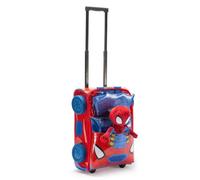 Disney Store Official Trolley per bambini di Spidey, valigia da viaggio di Spidey e i suoi fantastici amici con peluche, 45 x 35 x 15 cm
