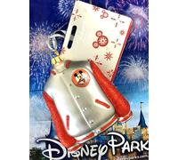 Disney Store Ornamento Topolino Mouse Giacca Accademica Argento & Rosso 2022