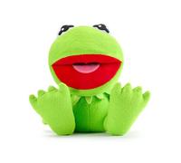 Disney Store Peluche ufficiale Kermit Big Feet, The Muppets, peluche con caratteristiche ricamate, occhi grandi, piedini a pinna oversize - 25,4 cm