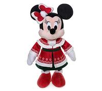 Disney Store peluche ufficiale medio Minnie in festa, 42 cm, personaggio in peluche con giacca e soffice pompon, con dettagli ricamati e finitura morbida - Per bimbi dai 0 anni in su