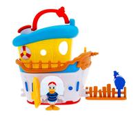 Disney Store - Set da gioco ufficiale di Paperino con casa galleggiante - Giocattoli interattivi per bambini di Paperino - Set da 12 pezzi di Pap