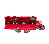 Disney Store Set da gioco ufficiale Mack Transporter Disney Pixar Cars, 9 pezzi, set con furgone Mack, 6 ziehautos e molto altro ancora, adatto a partire dai 3 anni in su