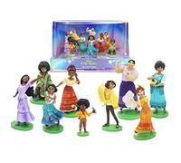 Disney Store set di statuine deluxe ufficiali di Encanto, Encanto, 9 pezzi, figurine dettagliate di Mirabel, Dolores, Camilo, Bruno, Antonio, Luisa, Isabela, Julieta e Pepa, dai 3 anni in su