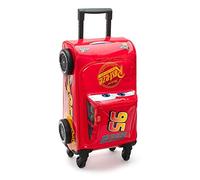 Disney Store trolley per bambini ufficiale Saetta McQueen, Pixar Cars 3, 57 cm, valigia 3D a forma di personaggio, con dettagli stampati e maniglia retrattile