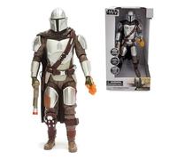 Disney Store Ufficiale Action Figure Parlante Il Mandaloriano, Star Wars, 38cm, Guerriero Intergalattico con Lanciafiamme Luminoso, Frasi Originali del Personaggio in Inglese, Adatto 3+