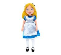 Disney Store Ufficiale Bambola di Peluche di Alice, Alice nel Paese delle Meraviglie, 42 cm, Peluche con Abito Classico e Grembiule, Capelli Morbidi con Fiocco 3D, Adatta da 0 Anni+