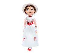 Disney Store Ufficiale Bambola di Peluche di Mary Poppins, 45 cm, Peluche con Dettagli Ricamati, Adatto da 0 Anni+