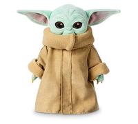 Disney Store Ufficiale Piccolo Peluche di Grogu, Star Wars: The Mandalorian, 25 cm, Peluche con Dettagli Ricamati, Adatto da 0 Anni+