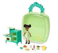 Disney Store Ufficiale Set da Gioco con Mini Bambola Tiana, La Principessa e Il Ranocchio, Disney's Once Upon a Story, 11 Pezzi, Include Cucina, Bambola di pezza e Accessori, Adatto dai 3 Anni+