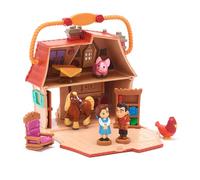 Disney Store Ufficiale Set di Personaggi Cottage Belle, Collezione Disney Animators Littles, La Bella e la Bestia, 10 Pezzi, Include Belle e Gaston - Adatto dai 3 Anni in su