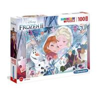 DISNEY SUPERCOLOR PUZZLE FROZEN LA REGINA DI GHIACCIO ELSA OLAF ANNA 100 PEZZI