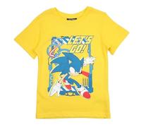 Disney T-Shirt da Ragazzo di Sonic, Design Divertente e colorato, Perfetta per i Bambini Fan di Sonic, Ideale da Indossare Tutti i Giorni, Giallo, 2 Anni
